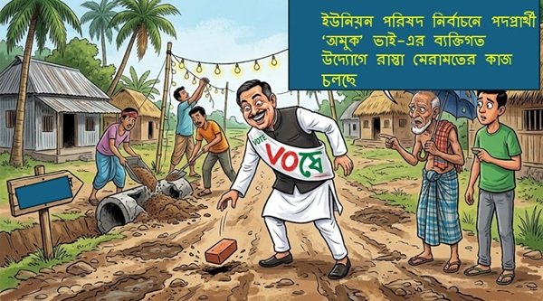 সামাজিক মাধ্যম ও মাঠে সয়লাব প্রতিশ্রুতি: নিজ এলাকাকে উন্নত রোল মডেল করার অঙ্গীকার