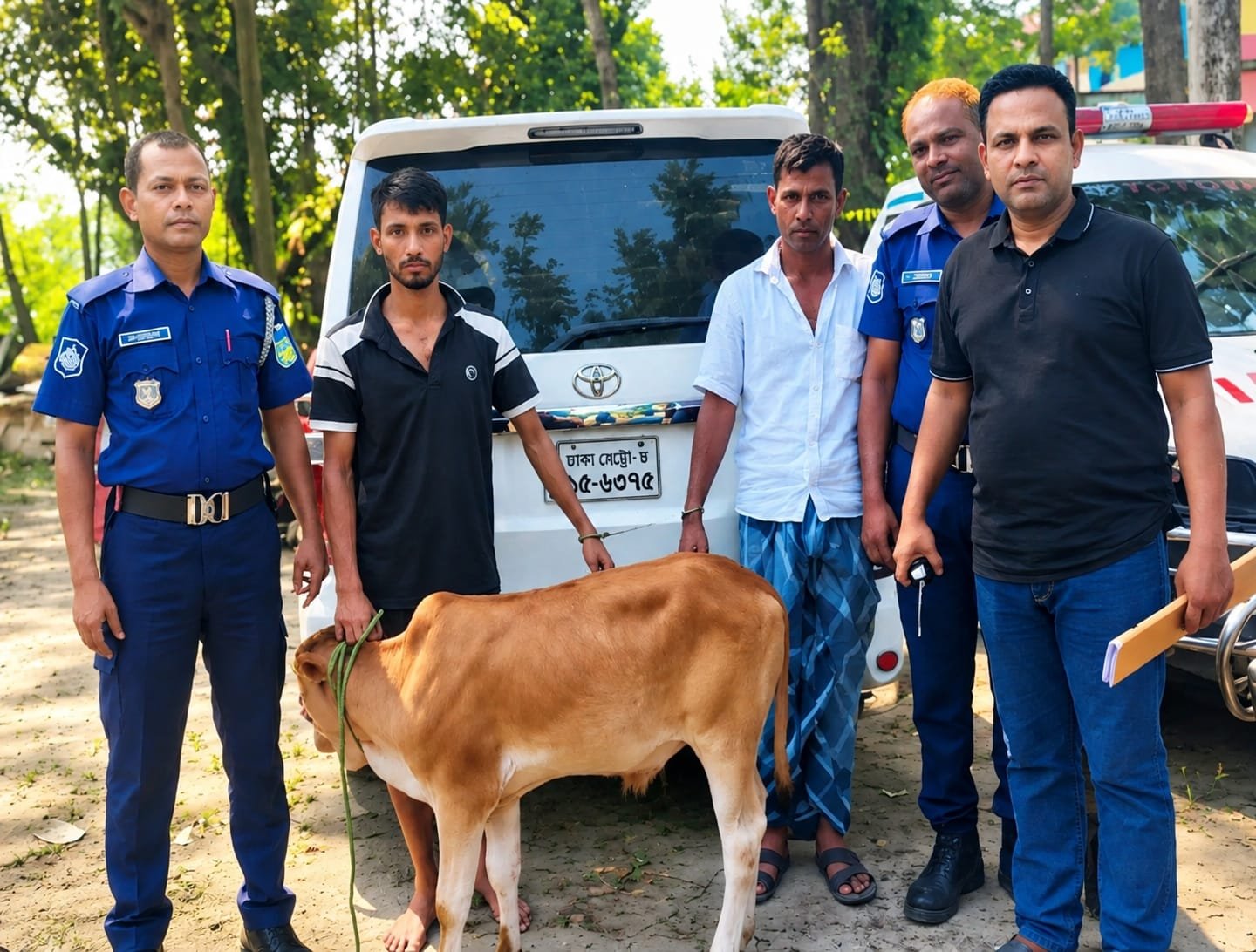 বাছুর চুরি করে পালিয়েও শেষ রক্ষা হয়নি, সিসিটিভির সূত্রে গ্রেপ্তার ২ 